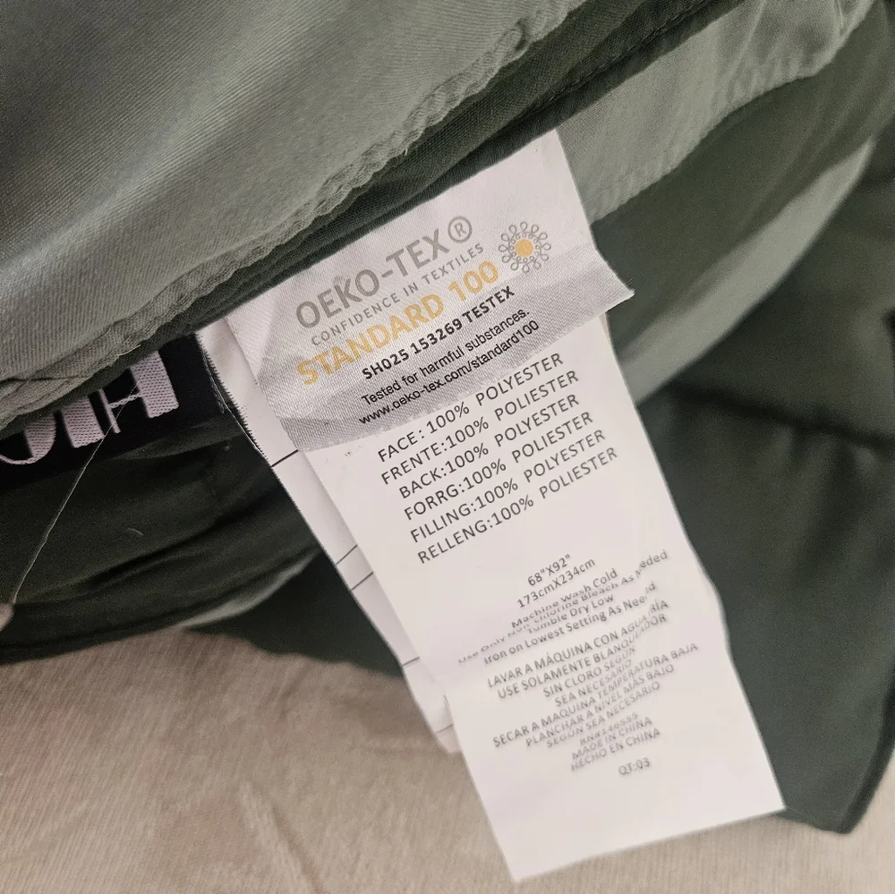 Green Twin/Twin XL Reversible Comforter Duvet